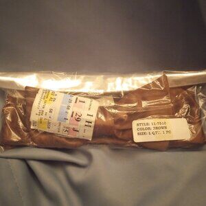 Newport News sash brown satin belt brown L completely sealed bag New!